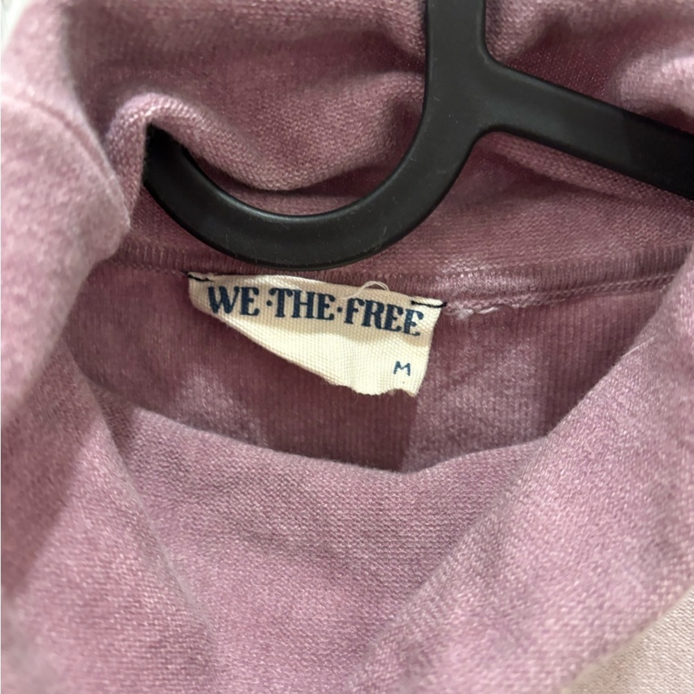 We The Free Lavender Cowl Neck Sweater - Picture 3 of 7